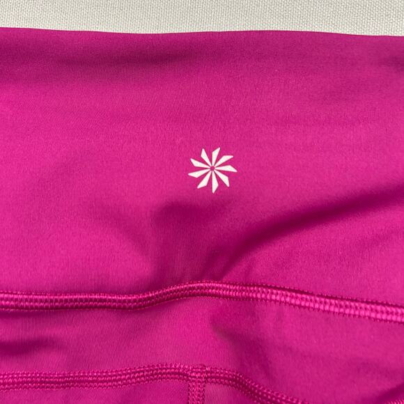 Athleta Leggings Ultimate Stash II Pocket 7/8 Tight Women's XS Magenta Workout - Picture 9 of 9